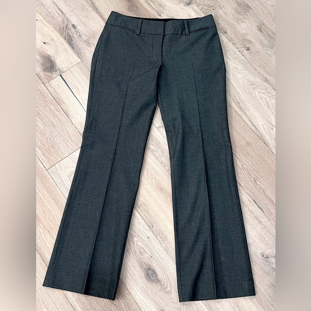 LOFT Dark Gray Dress Pants - Julie Fit - Size 2P